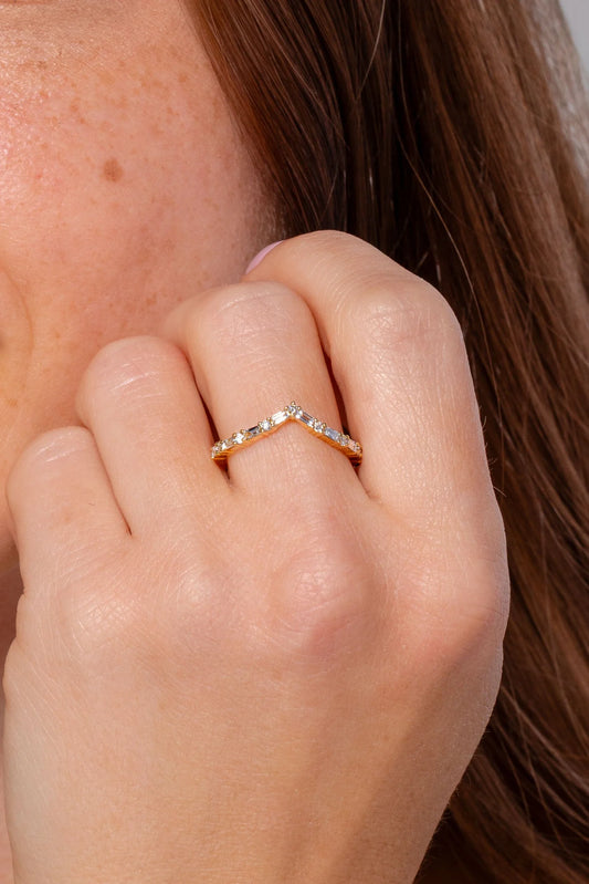 Baguette & Round Band