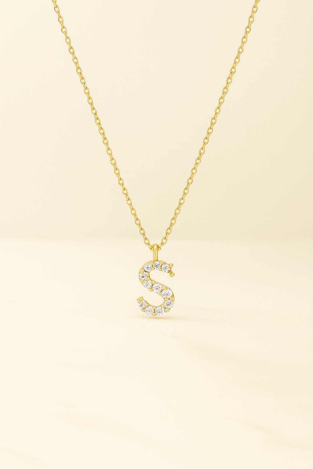 Iced Initial Necklace