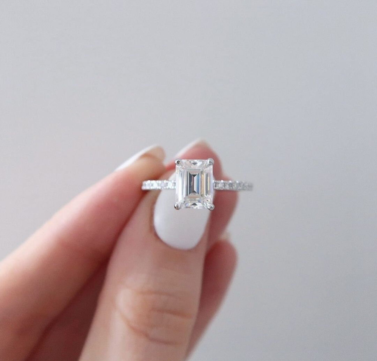 Emerald Solitaire Ring