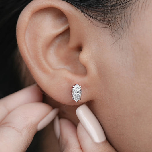 Marquise Cut Studs