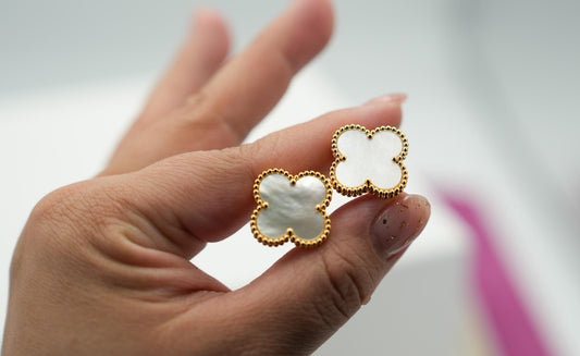 Van Earings (White)