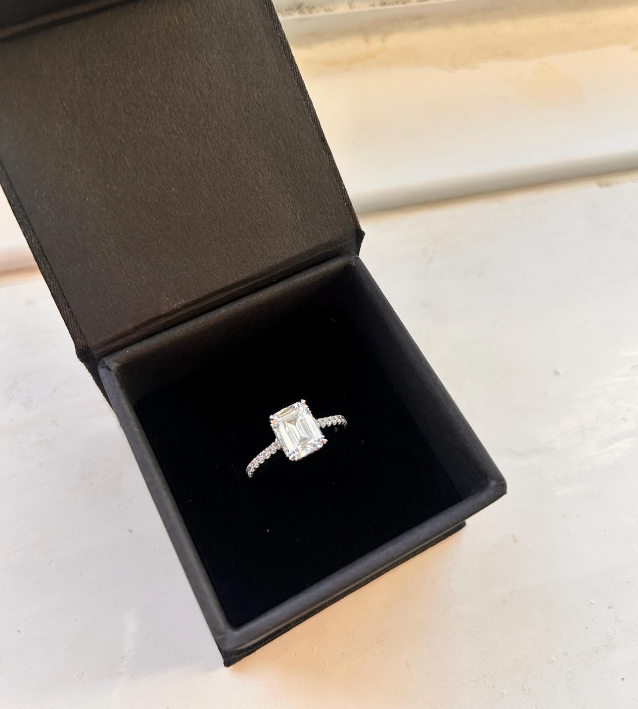 Emerald Solitaire Ring