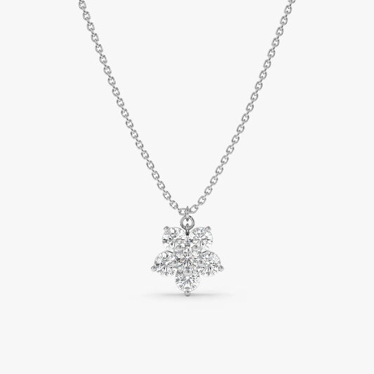 Round Flower Pendant