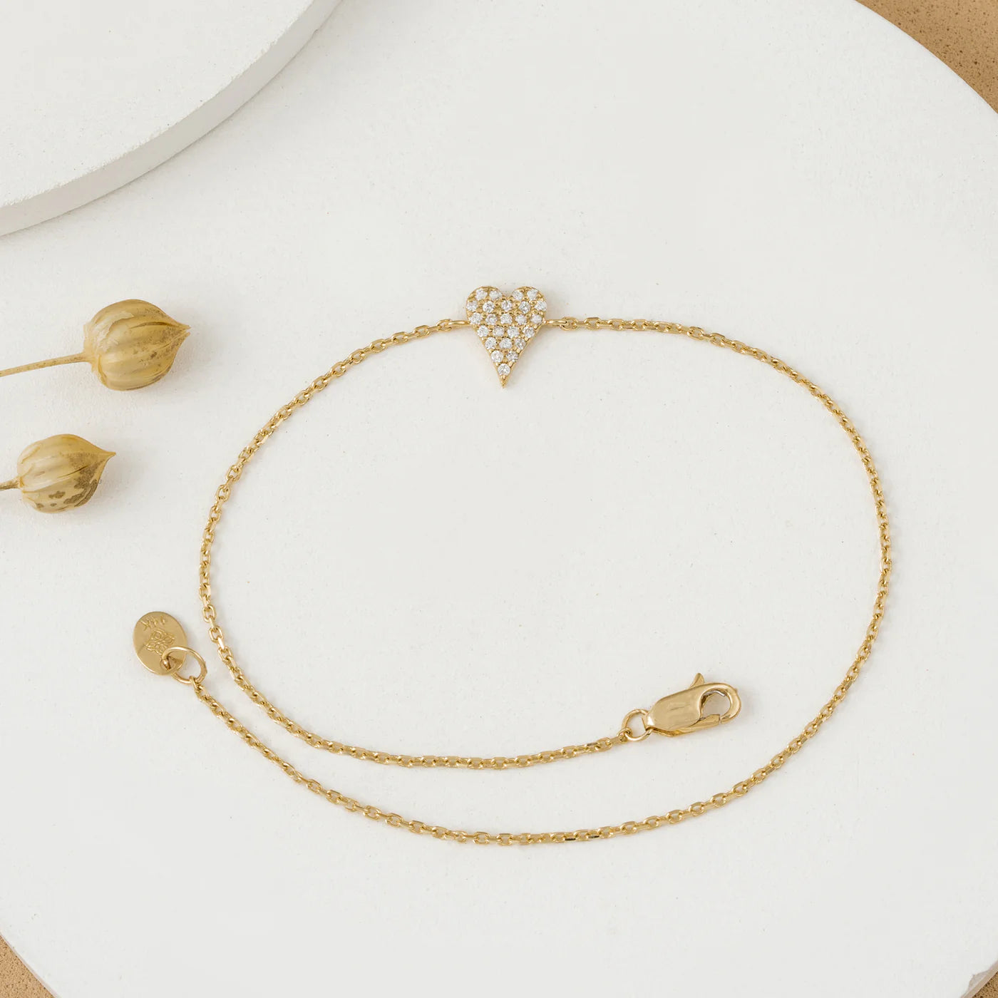 Minimal Heart Bracelet