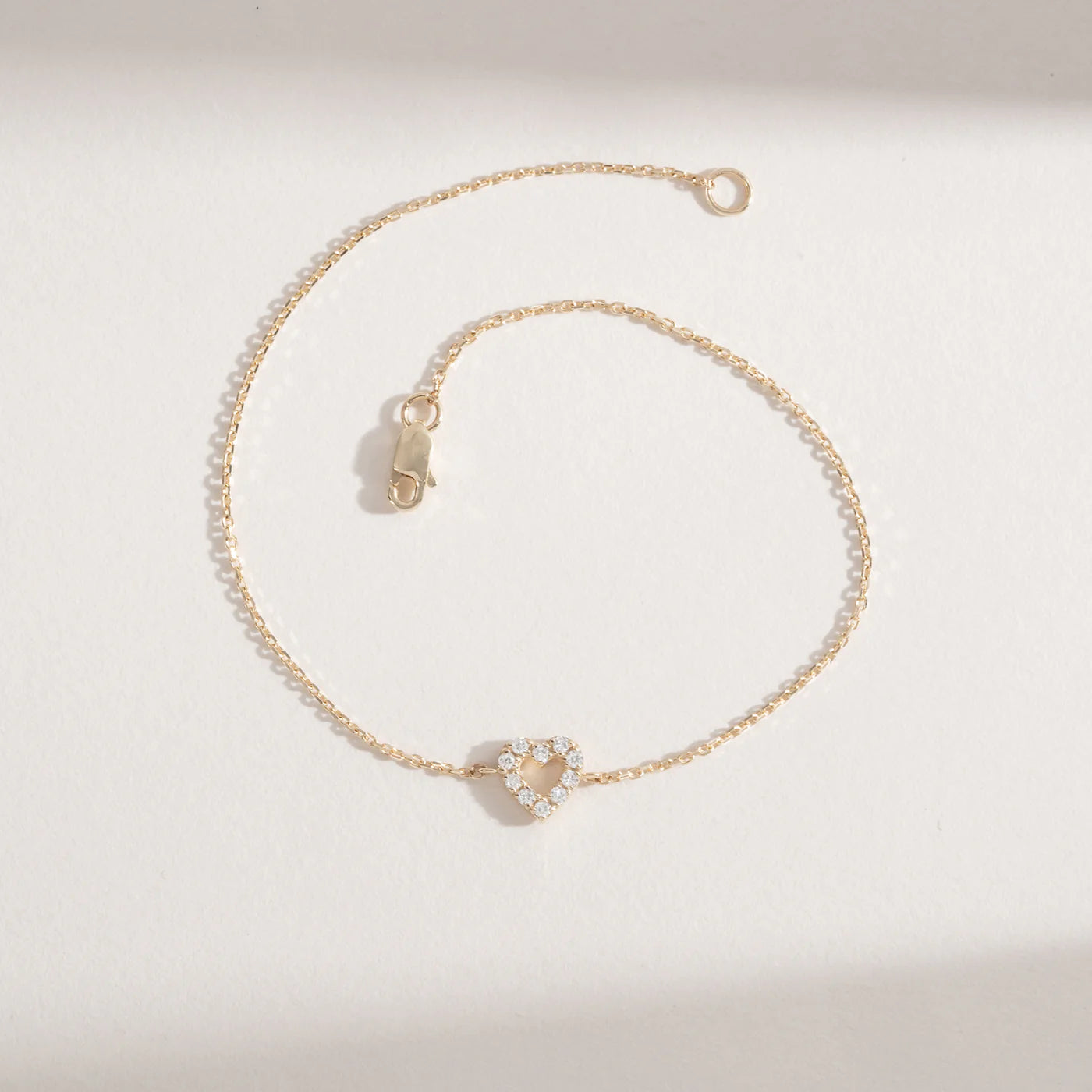 Minimal Heart Bracelet
