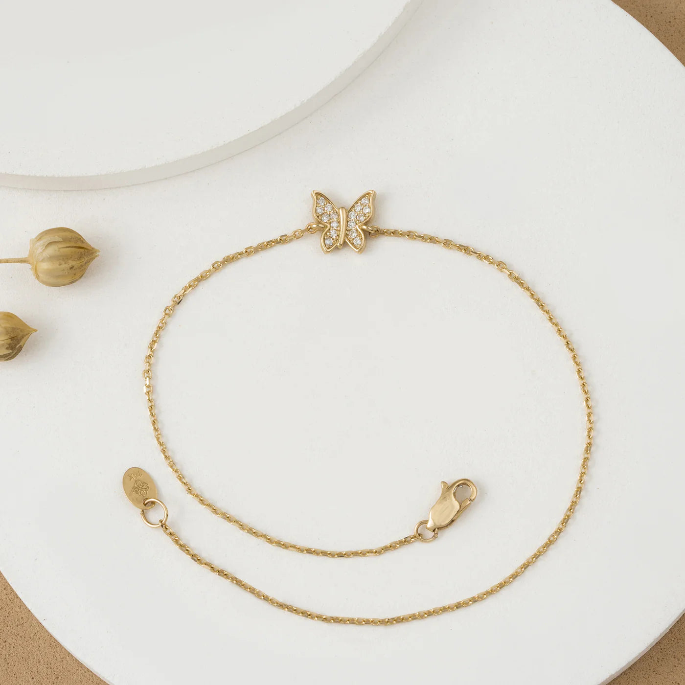 Minimal Butterfly Bracelet