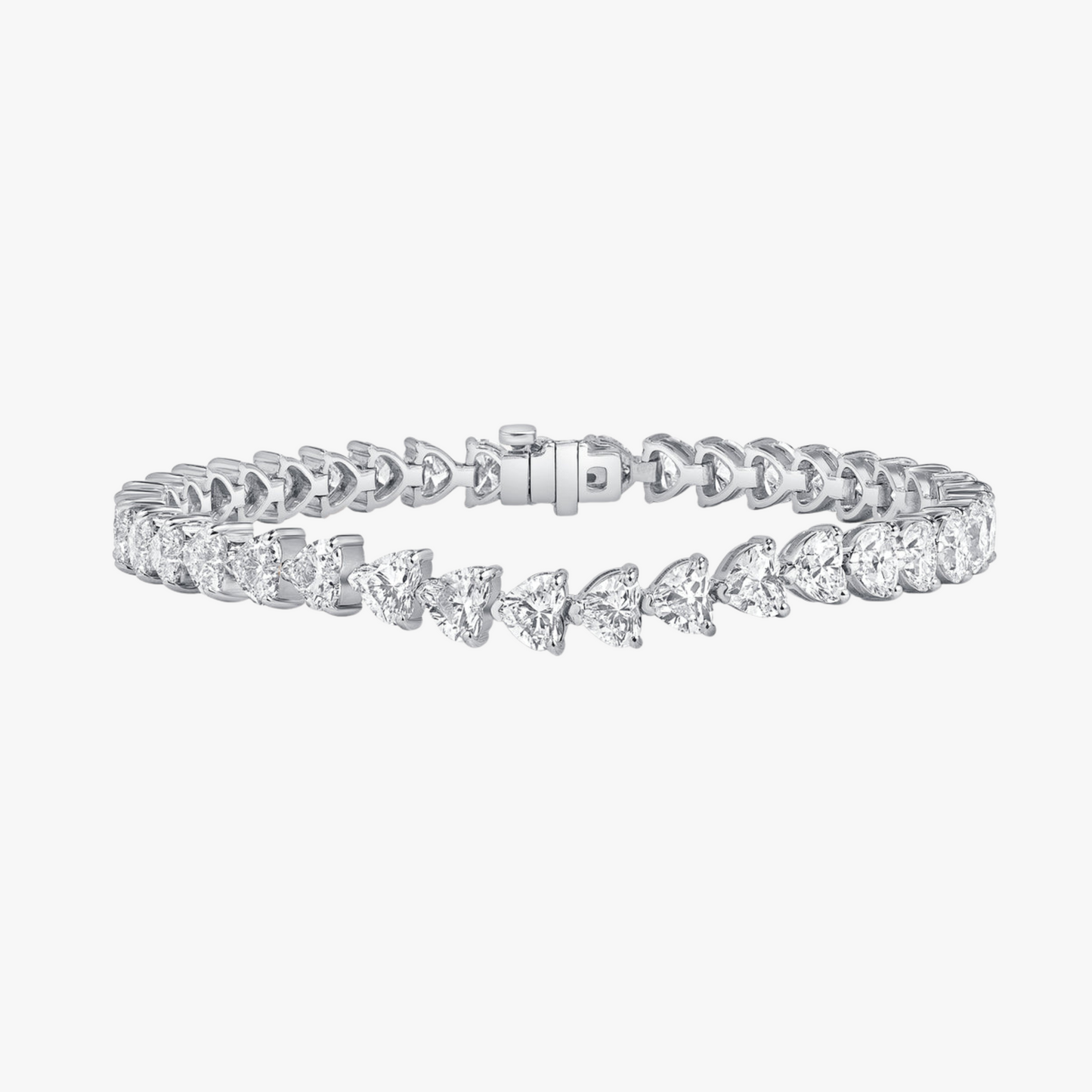 Heart Tennis Bracelet