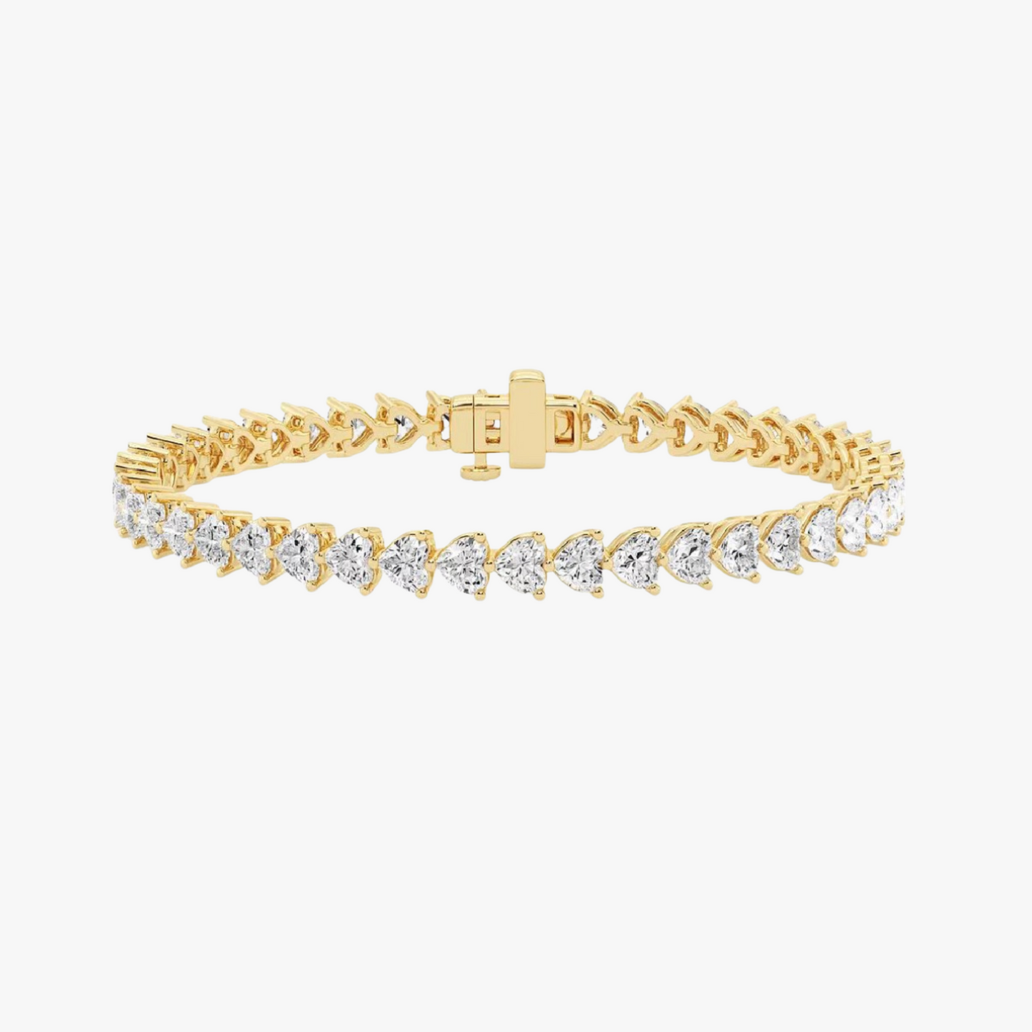Heart Tennis Bracelet
