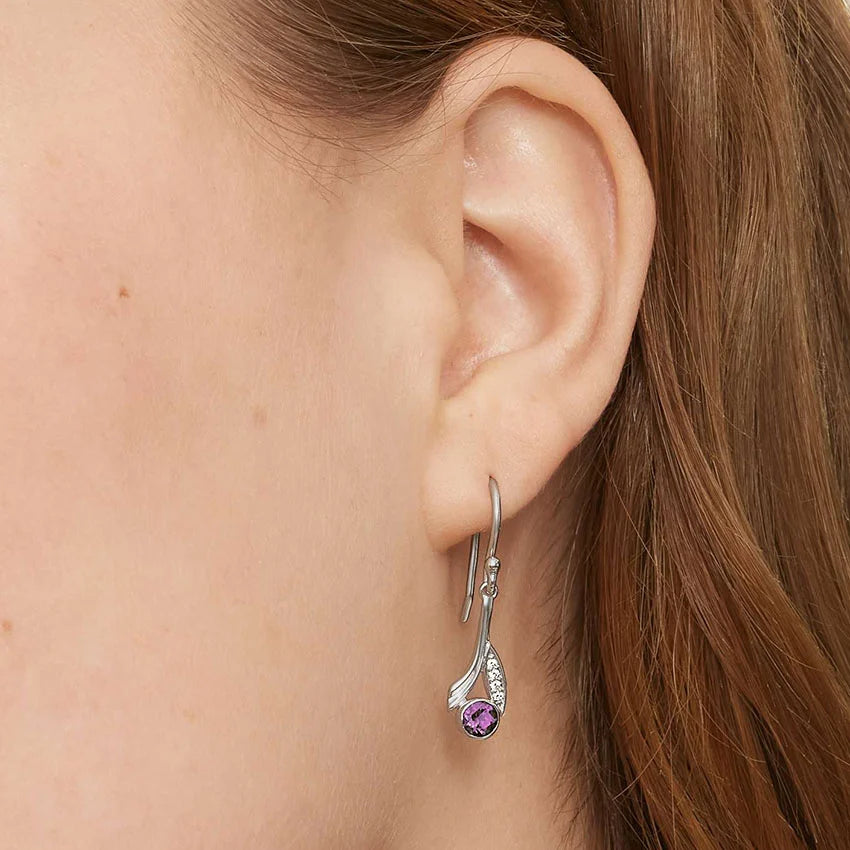 Royal Purple Earring