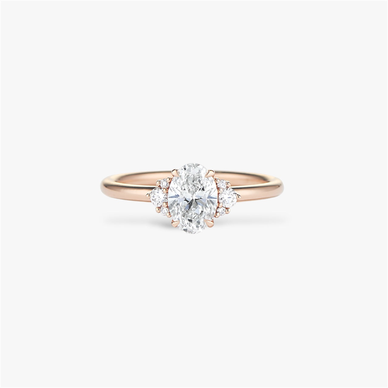 Mischa Oval Diamond Cut