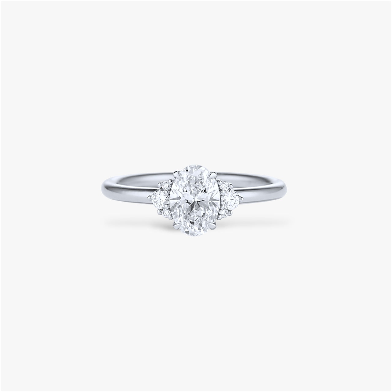 Mischa Oval Diamond Cut