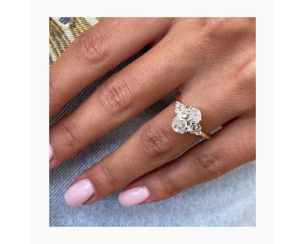 Mischa Oval Diamond Cut