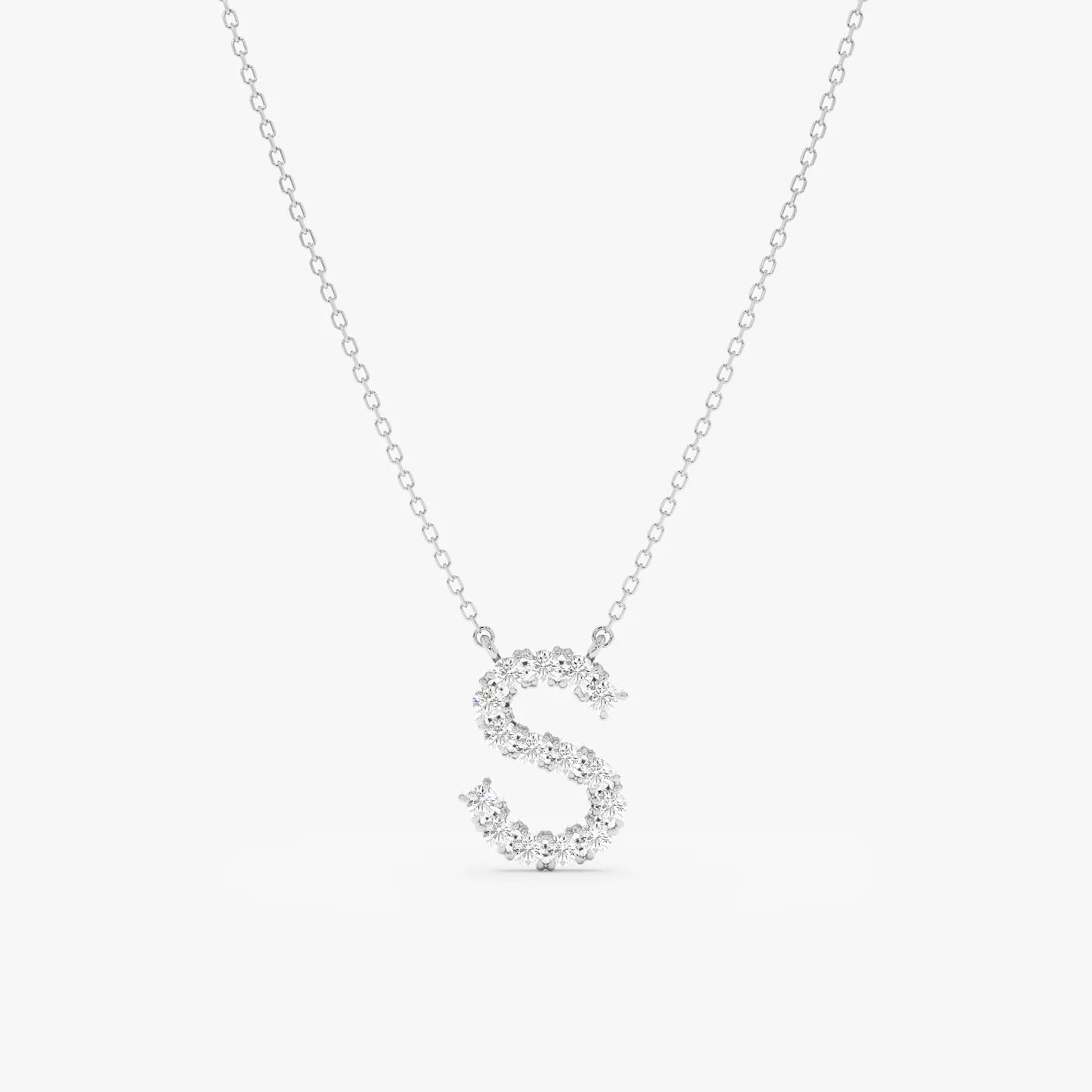 Iced Initial Necklace