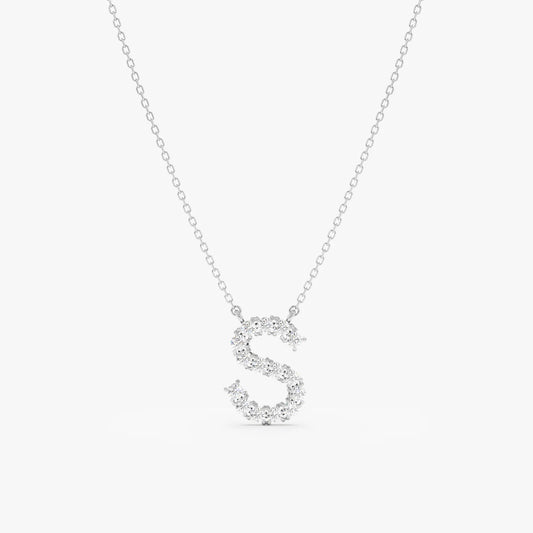 Iced Initial Necklace