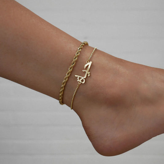 Arabic Custom Name anklet