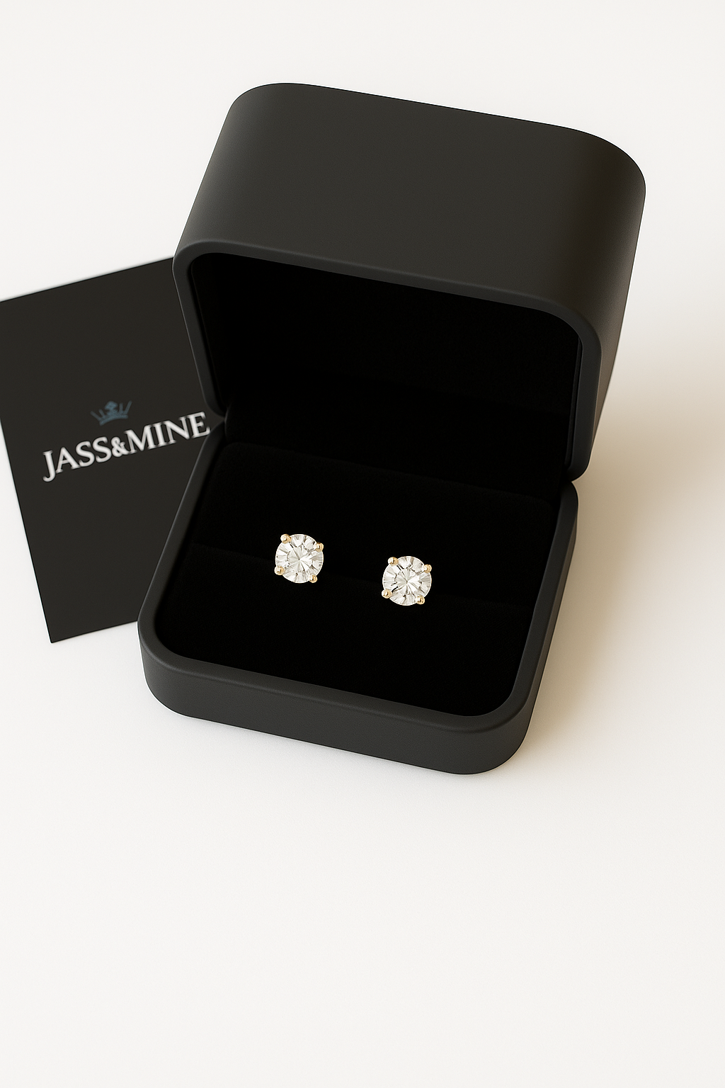 Round Solitaire Studs
