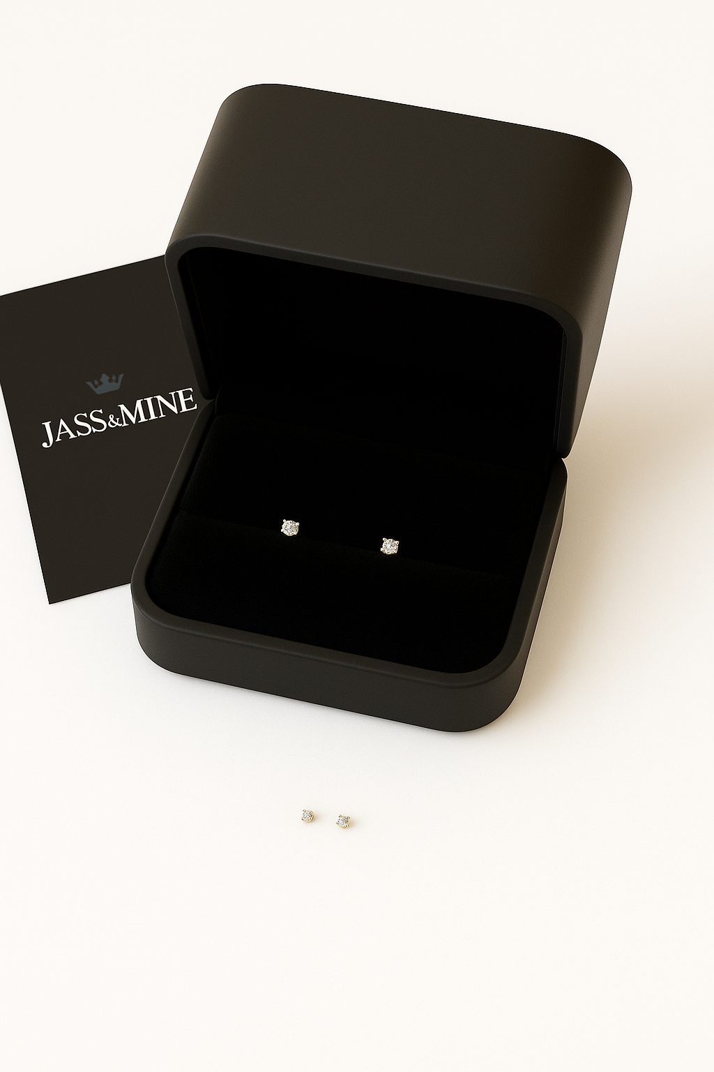 Round Solitaire Studs