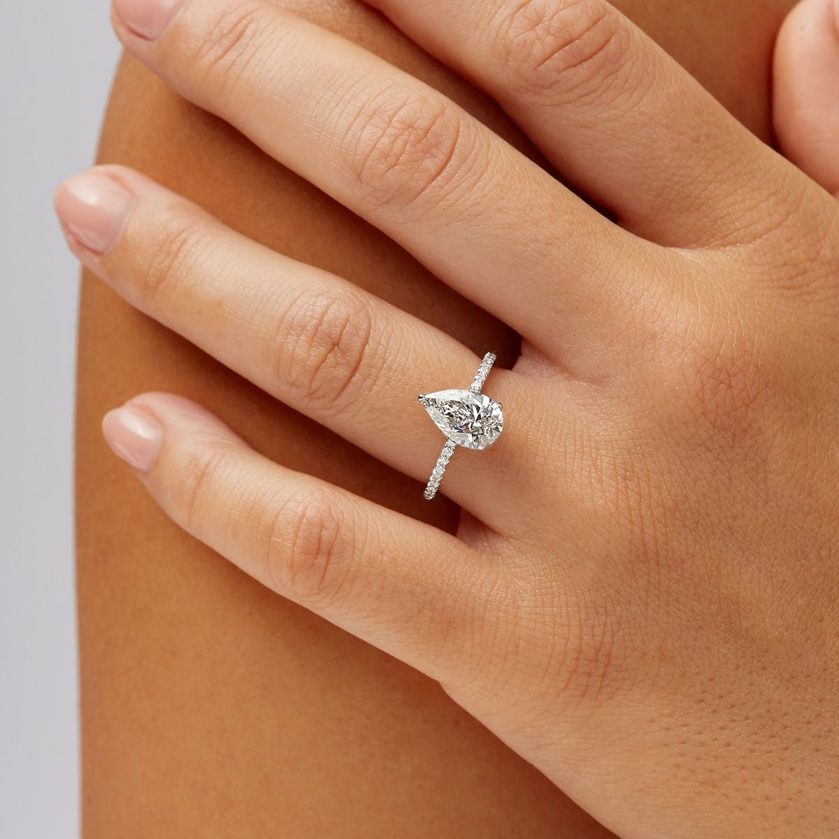 Pear Cut Engagement Ring