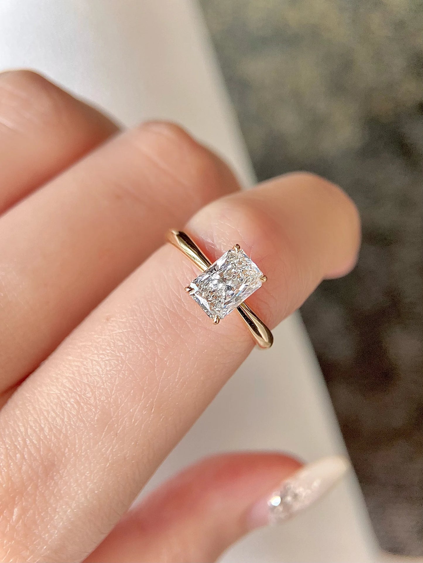 Radiant Cut Solitaire