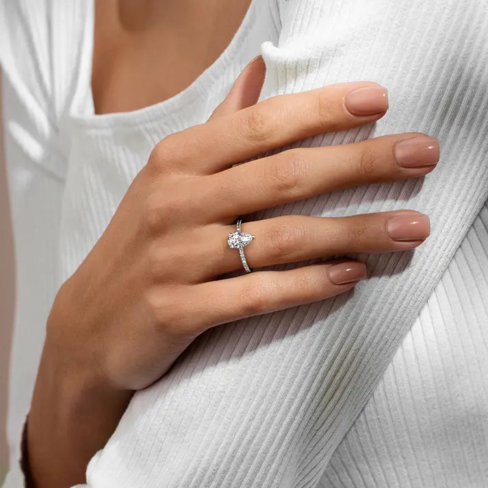 Pear Cut Engagement Ring