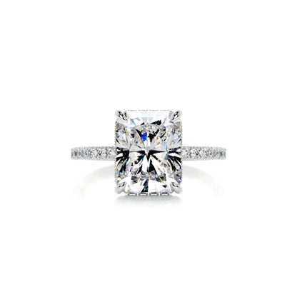 Hidden Halo Radiant Cut Ring