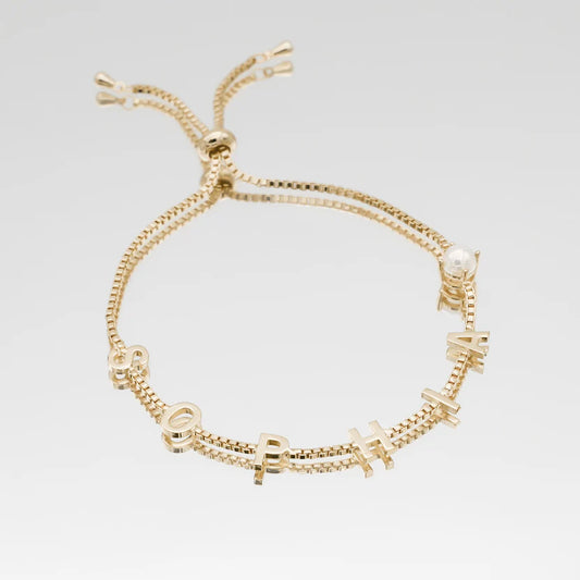 Letter Name Bracelet