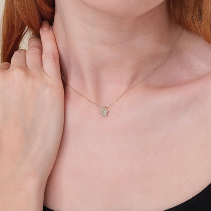 Minimalist Paw Pendant
