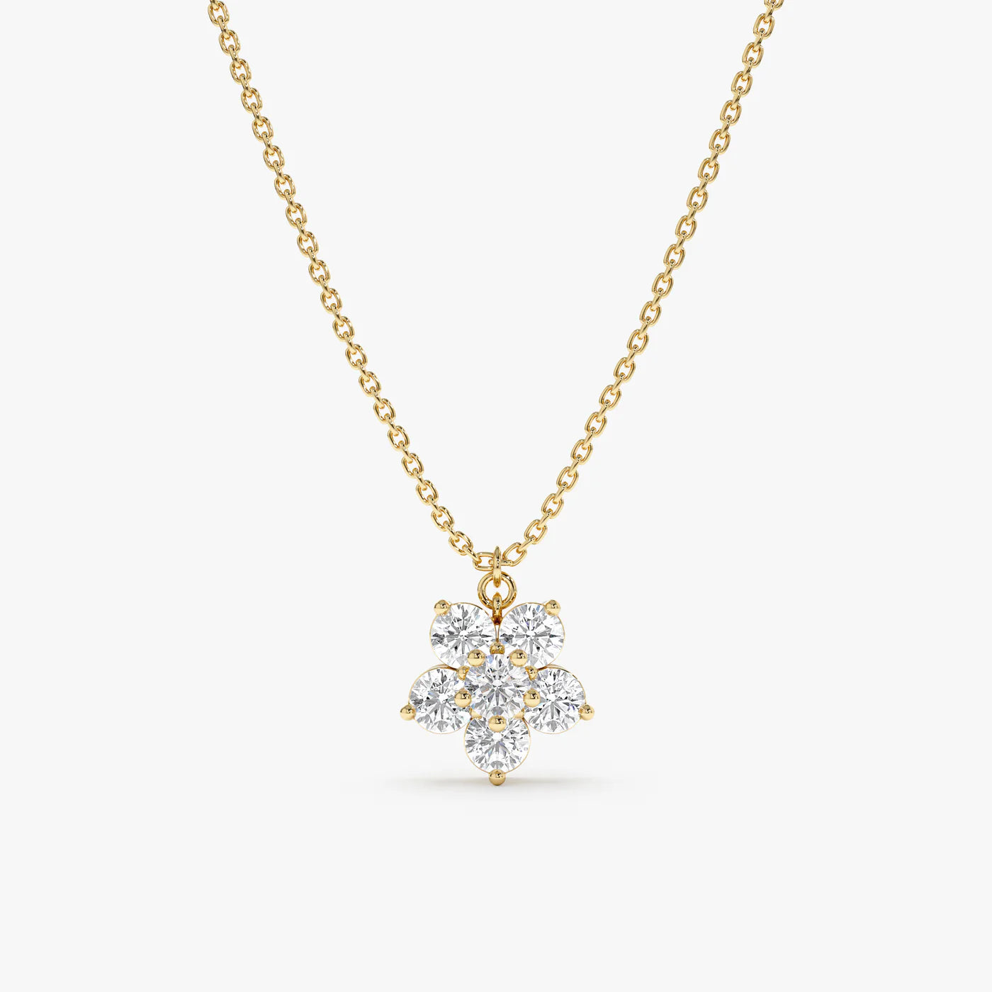 Round Flower Pendant