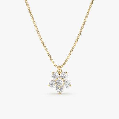 Round Flower Pendant