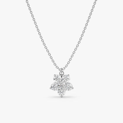 Round Flower Pendant