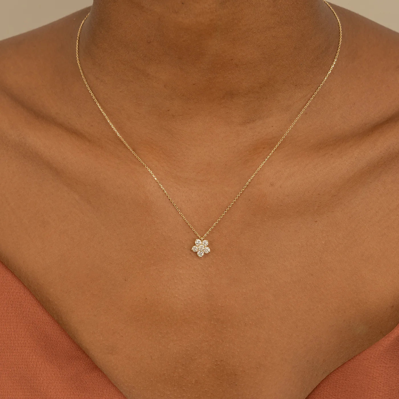 Round Flower Pendant