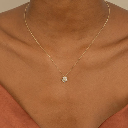 Round Flower Pendant