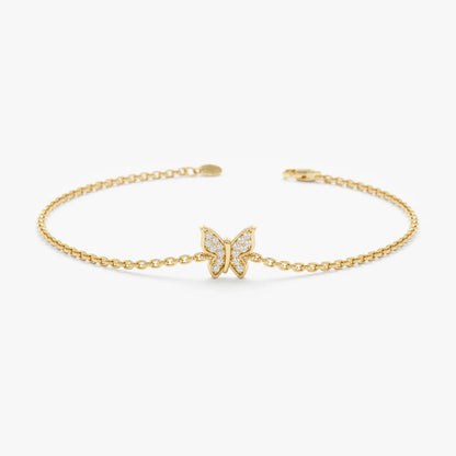 Minimal Butterfly Bracelet