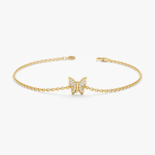 Minimal Butterfly Bracelet