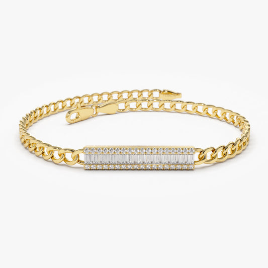 Minimal Baguette Bracelet