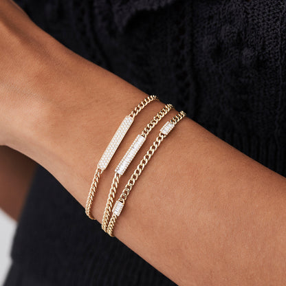Minimal Baguette Bracelet