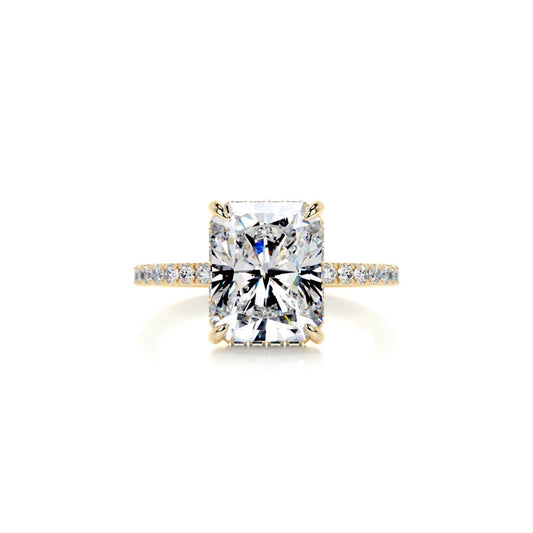 Hidden Halo Radiant Cut Ring