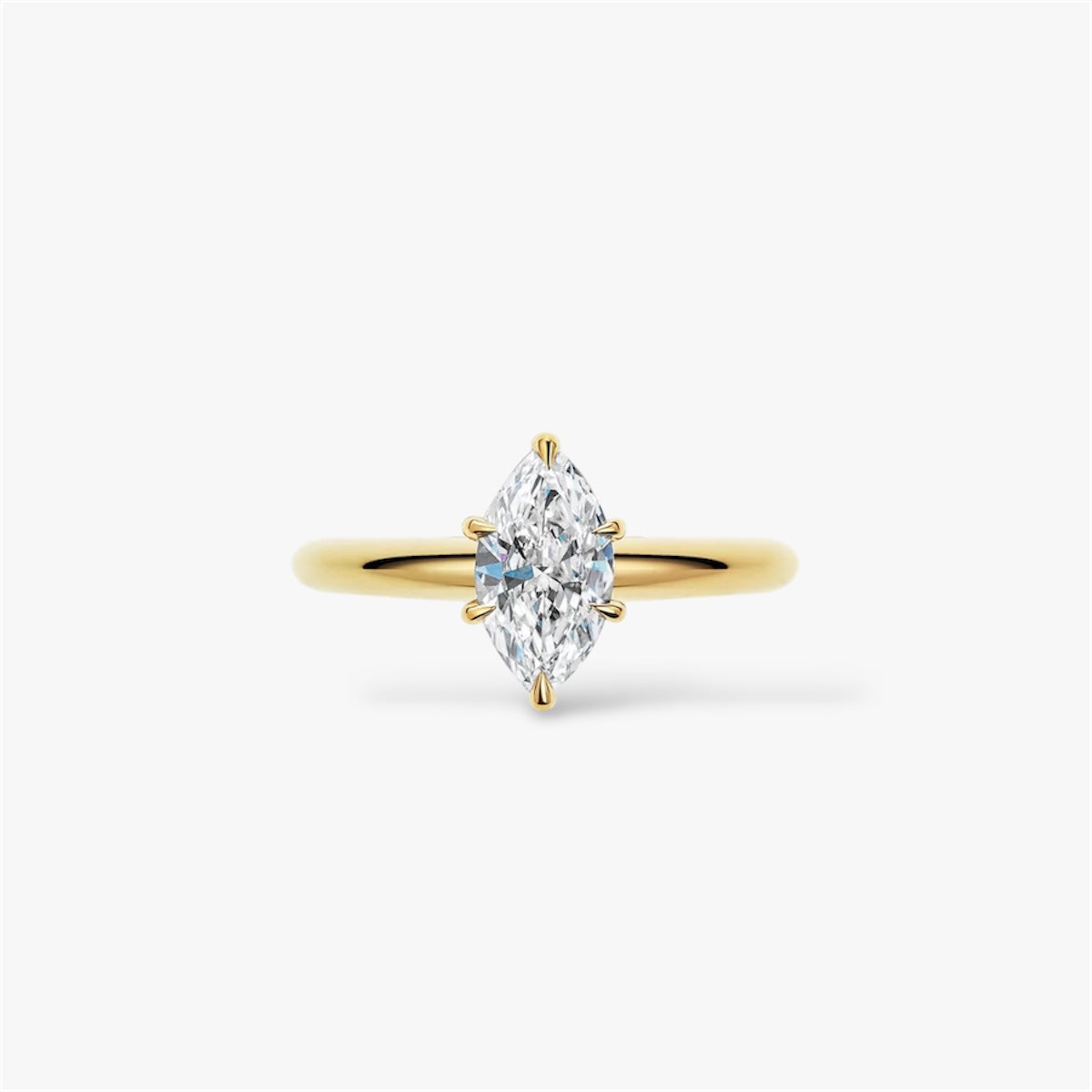 Marquise Cut Solitaire