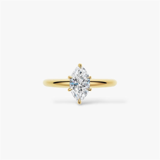 Marquise Cut Solitaire