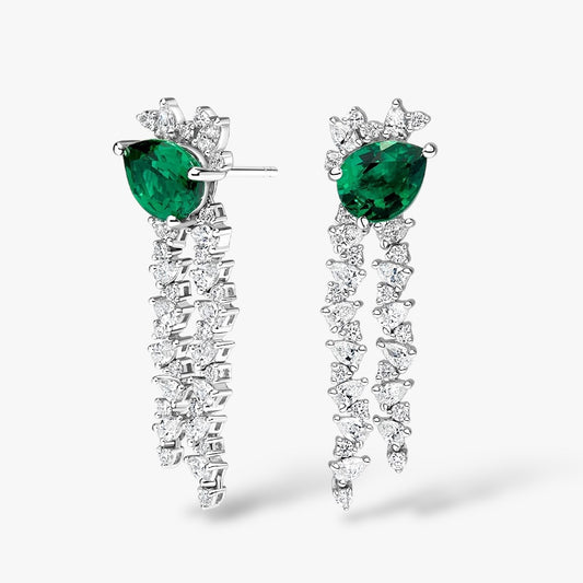 Emerald Drop Earings