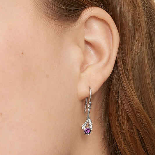 Royal Purple Earring