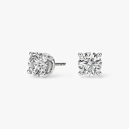 Round Solitaire Studs