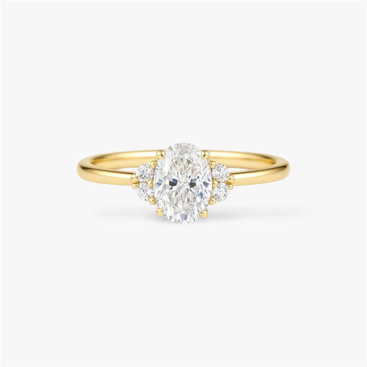 Mischa Oval Diamond Cut