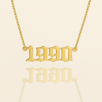 Birth Year Necklace