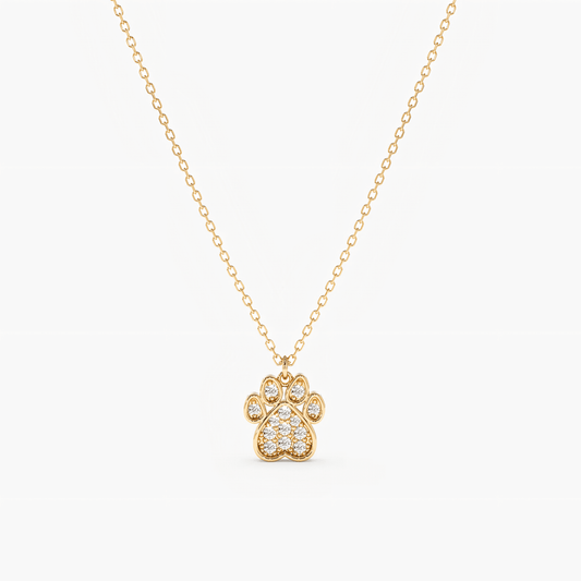 Minimalist Paw Pendant