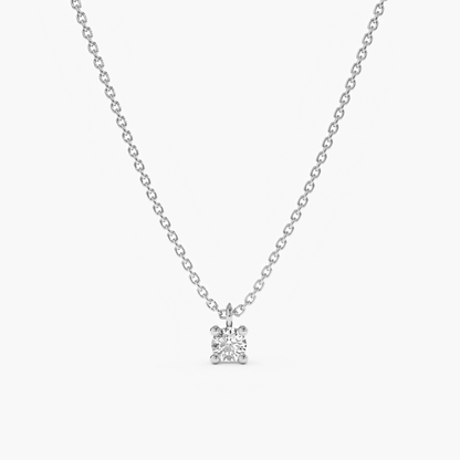 Round Solitaire Pendant